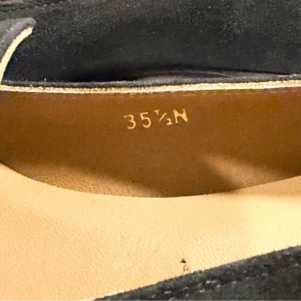 NWOT Margaux ‘The Loafer’ in Black Suede Size 5.5 Narrow Width